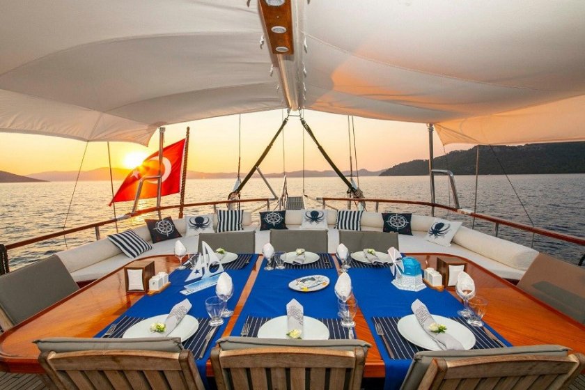 SANTA MARİA | MARMARİS SELİMİYE MAVİ YOLCULUK 10 KİŞİLİK TEKNE | Okeanosyatcilik