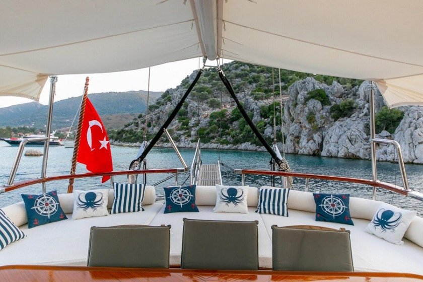 SANTA MARİA | MARMARİS SELİMİYE MAVİ YOLCULUK 10 KİŞİLİK TEKNE | Okeanosyatcilik