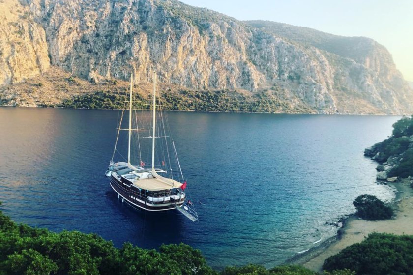 MAVİ YOLCULUK 12 KİSİLİK MARMARİS TEKNE TURU