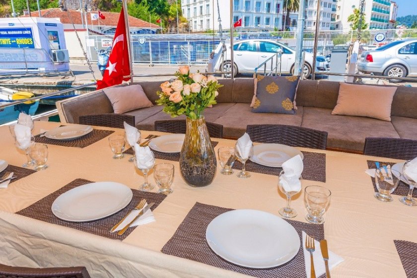 NOMADE | 12 KİŞİLİK FETHİYE TEKNE TURU 25 METRE GULET | Okeanosyatcilik