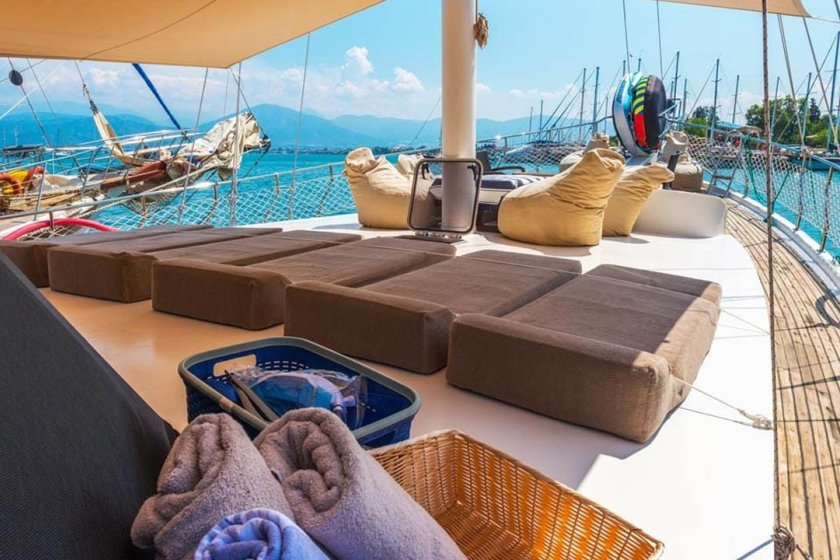 NOMADE | 12 KİŞİLİK FETHİYE TEKNE TURU 25 METRE GULET | Okeanosyatcilik