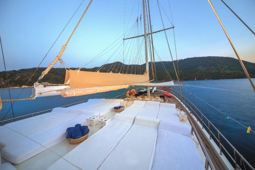 SİMERENYA | 16 KİŞİLİK FETHİYE LÜKS MAVİ YOLCULUK GULET | Okeanosyatcilik