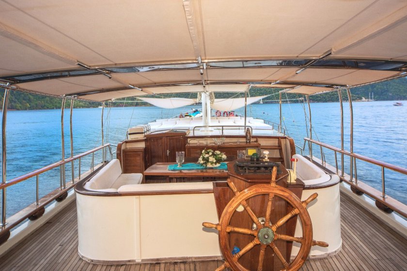 SİMERENYA | 16 KİŞİLİK FETHİYE LÜKS MAVİ YOLCULUK GULET | Okeanosyatcilik