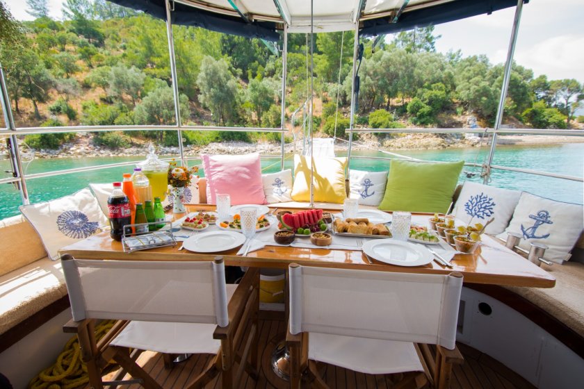 ASURA | 5 KİŞİLİK AİLE VE ARKADAŞ GRUBUNA UYGUN MAVİ YOLCULUK GULETİ | Okeanosyatcilik